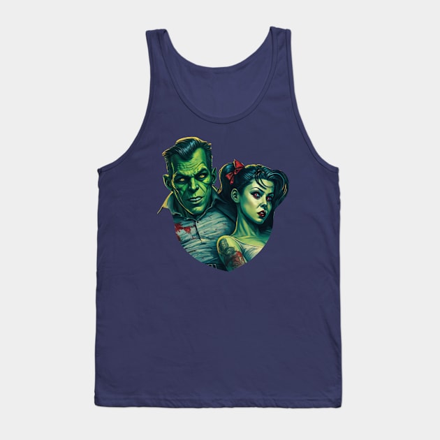 Love and Horror Flix Tank Top by dmac